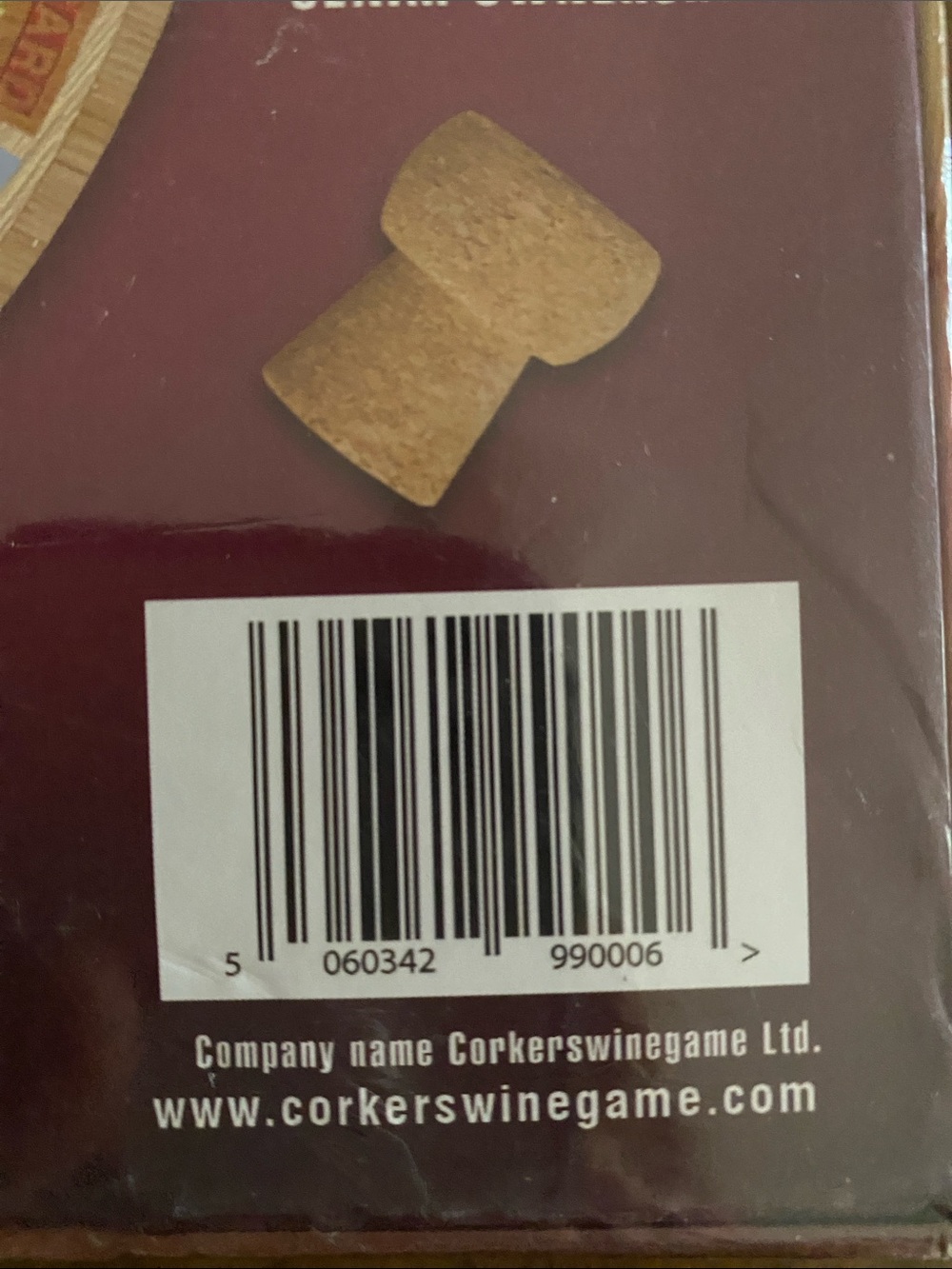 The Wine Game Corkers Board Game - Burgundy Cover - Picture 3 of 3